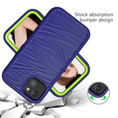 Wave Pattern 3 in 1 Silicone + PC Shockproof Protective Case, For iPhone 13 mini, For iPhone 13, For iPhone 13 Pro