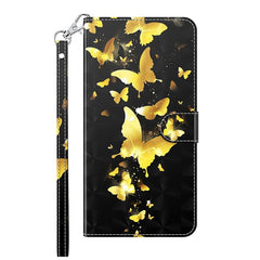 3D Painting Pattern Horizontal Flip TPU + PU Leather Case with Holder & Card Slots & Wallet, For iPhone 13 Pro, For iPhone 13 Pro Max