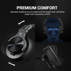 Head-mounted Wireless Bluetooth Stereo Headset, A70 Black, A70 Black Red