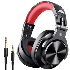 Head-mounted Wireless Bluetooth Stereo Headset, A70 Black, A70 Black Red