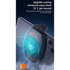 X-13 Snap-type Silent Cold Wind Mobile Phone Radiator for Mobile Phones within 90mm Width, X-13
