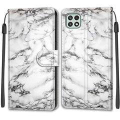 Voltage Coloured Drawing Magnetic Clasp Horizontal Flip PU Leather Case with Holder & Card Slots, For Samsung Galaxy A22 5G