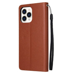 Multifunctional Horizontal Flip Leather Case, with Three Card Slot & Holder & Double Zip Wallett & Photo Frame & Lanyard, For iPhone 13 mini, For iPhone 13, For iPhone 13 Pro