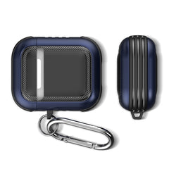 Wireless Earphones Shockproof TPU + PC Protective Case with Carabiner, For AirPods 1 / 2