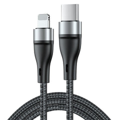 ADC-003 Type-C to 8 Pin PD Fast Charging Weave Data Cable, 1m