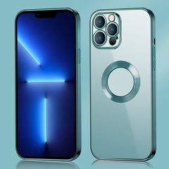 9D Electroplated Edge Metal Ring Clear PC + TPU Shockproof Case, For iPhone 12 Pro, For iPhone 12 Pro Max, For iPhone 11, For iPhone 11 Pro Max