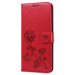 Rose Embossed Horizontal Flip PU Leather Case for Galaxy A10, with Holder & Card Slots & Wallet, For Galaxy A20s