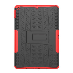 Tire Texture TPU + PC Shockproof Case with Holder, For iPad 10.2 2021 / 2020 / 2019, For Amazon Kindle Fire HD 10 2019