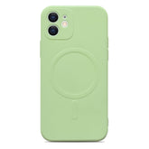 Liquid Silicone Full Coverage Magsafe Phone Case, For iPhone 12 mini, For iPhone 12, For iPhone 12 Pro
