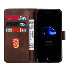 GUSSIM Magnetic Horizontal Flip Leather Case with Holder & Card Slots & & Wallet, For iPhone 8 / 7