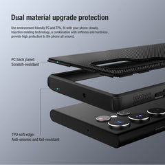 NILLKIN Super Frosted Shield Pro PC + TPU Phone Case, For Samsung Galaxy S22 Ultra 5G