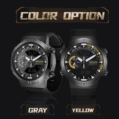 NORTH EDGE HORNET Dual Digital Alarm Clock Timing Men Luminous Sports Watch, HORNET