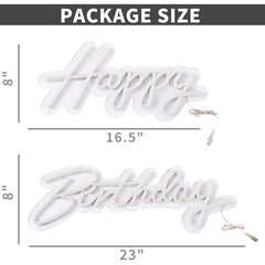 Happy Birthday Party LED Decorative Neon Lamp