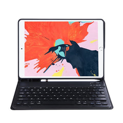 T098B Candy Color Skin Feel Texture Bluetooth Keyboard Leather Case with Pen Holder, T098B, for iPad Air 11 2024 / 2025 / Air 4 10.9 2020 / Air 5 10.9 2022