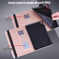 Peacock Embossed Pattern TPU + PU Leather Tablet Case, For Lenovo Tab E10 TB-X104F