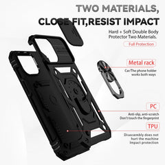 Sliding Camshield Holder Phone Case, For iPhone 12 mini, For iPhone SE 2022 / SE 2020 / 8 / 7 / 6, For iPhone 8 Plus / 7 Plus / 6 Plus