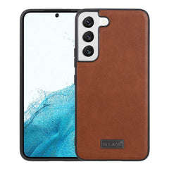 SULADA Shockproof TPU + Handmade Leather Phone Case, For Samsung Galaxy S22 5G, For Samsung Galaxy S22 Ultra 5G, For Samsung Galaxy S22+ 5G