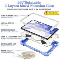 Contrast Color Robot Silicone + PC Tablet Case, For Samsung Galaxy Tab S8 / Tab S7