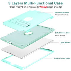PC+Silicone Holder Tablet Case, For iPad 9.7 2018 / 2017