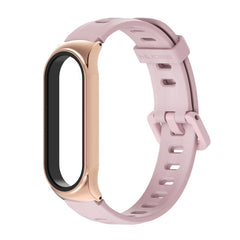 For Xiaomi Mi Band 6 / 5 Mijobs Flat Hole Silicone Watch Band, CS Case, Plus Case, GT Case