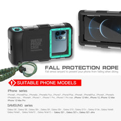 RedPepper 2nd Generation Diving Waterproof Protective Case, Black + Blue, Black + Orange, Black + Green, Black