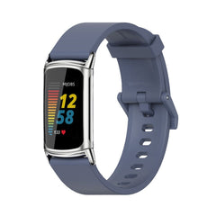 Mijobs Soft Silicone Watch Band, For Fitbit Charge5