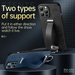 SULADA Cool Series PC + Leather Texture Skin Feel Shockproof Phone Case, For iPhone 13 Pro, For iPhone 13 Pro Max, For Samsung Galaxy S22+ 5G, For Samsung Galaxy S22 Ultra 5G