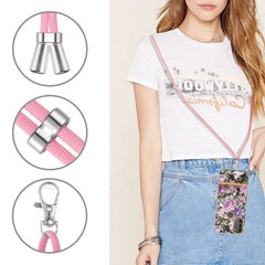 Flowers Series TPU Phone Case with Lanyard, For Motorola Moto G71 5G, For Motorola Moto G200, For Nokia G20/G10, For Nokia G21/G11