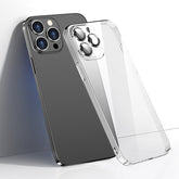 Transparent PC Phone Case with Lens Film, For iPhone 13, For iPhone 13 Pro, For iPhone 13 Pro Max, For iPhone 12