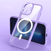 Soft Shield MagSafe Magnetic Acrylic Transparent PC Phone Case, For iPhone 12 Pro, For iPhone 12