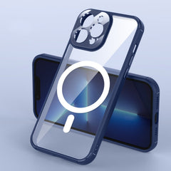 Soft Shield MagSafe Magnetic Acrylic Transparent PC Phone Case, For iPhone 12 Pro, For iPhone 12