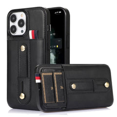 Wristband Kickstand Wallet Leather Phone Case, For iPhone 11 Pro, For iPhone 11 Pro Max, For iPhone X / XS, For iPhone XR