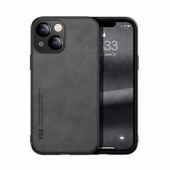 Skin Feel Magnetic Leather Back Phone Case, For iPhone 13 mini, For iPhone 13, For iPhone 13 Pro, For iPhone 13 Pro Max, For iPhone 12 mini, For iPhone 12