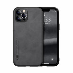 Skin Feel Magnetic Leather Back Phone Case, For iPhone 12 Pro, For iPhone 12 Pro Max, For iPhone 11, For iPhone 11 Pro, For iPhone 11 Pro Max, For iPhone X / XS