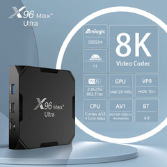 H96 Max+ Ultra 4GB+32GB Amlogic S905X4 8K Smart TV BOX Android 11.0 Media Player, 4GB+32GB, UK Plug, 4GB+32GB, US Plug, 4GB+32GB, EU Plug, 4GB+32GB, AU Plug