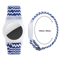 Tracking Locator Nylon Weave Wristband Anti-Lost TPU Case For AirTag 2nd Gen / AirTag 1st Gen
