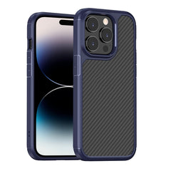 Carbon Fiber Texture Case, For iPhone 14 Pro Max, For iPhone 14