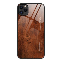 Wood Grain Glass Protective Case, For iPhone 11 Pro Max, For iPhone 13 Pro Max, For iPhone 13 Pro, For iPhone 13
