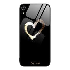 Colorful Painted Glass Phone Case, For iPhone XR