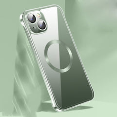 Frameless Glass CD MagSafe Case, For iPhone 14, For iPhone 14 Plus, For iPhone 14 Pro, For iPhone 14 Pro Max
