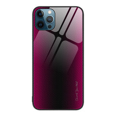 Texture Gradient Glass TPU Phone Case, For iPhone 12 Pro Max, For iPhone 11, For iPhone 11 Pro Max, For iPhone XR