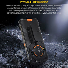 Ulefone Back Clip Phone Case with Carabiner, For Ulefone Power Armor 16 Pro / Power Armor 16S