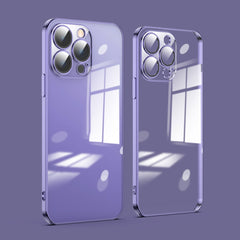 Dustproof Glass Lens Protection Electroplating Phone Case, For iPhone 14 Pro, For iPhone 14 Pro Max