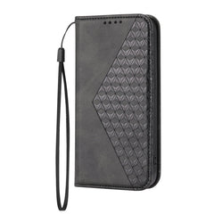 Cubic Grid Calf Texture Magnetic Closure Leather Phone Case, For iPhone 11 Pro, For iPhone 11 Pro Max, For iPhone X / XS, For iPhone XR