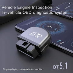 BFN Bluetooth 5.1 Car Diagnostic Software Tester OBD2 Engine Fault Diagnosis Tester AD11 Mobile Version, BFN Car Diagnostic Tester