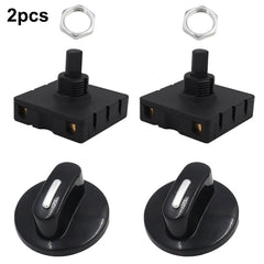 4 Gear 3 Speed Rotary Switch Fan Heater Speed Selector, Type A 2 Pair, Type B 2 Pair