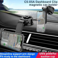 IMAK C5-X5A Dashboard Suction Cup Magnetic Car Holder, C5-X5A