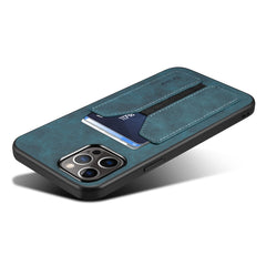 Denior DV Elastic Card PU Back Cover Phone Case, For iPhone 13 Pro, For iPhone 13 Pro Max, For iPhone 12 mini, For iPhone 12 / 12 Pro, For iPhone 12 Pro Max, For iPhone 11