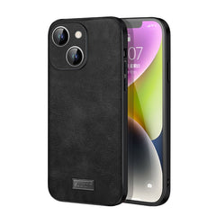 SULADA Shockproof TPU + Handmade Leather Phone Case, For iPhone 14, For iPhone 14 Plus, For iPhone 14 Pro, For iPhone 14 Pro Max