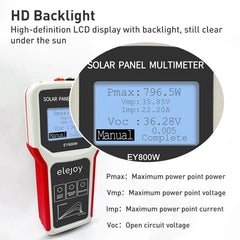 800W Solar Panel Power Supply Multimeter, EY800W